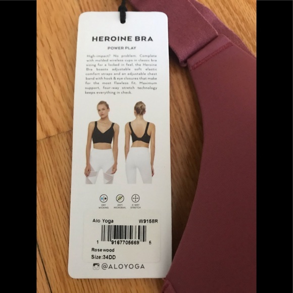 ALO Yoga Pink Sports Bra - Picture 3 of 5
